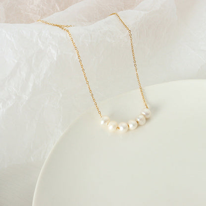 Zoe Layered Pearl Necklace