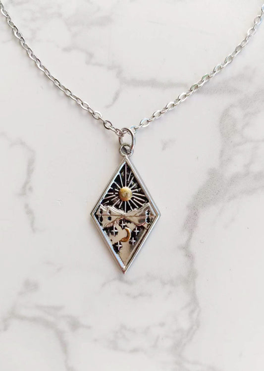 Night & Day Mountain Necklace