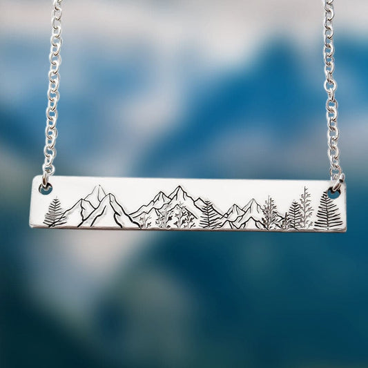 Colorado Landscape Bar Necklace