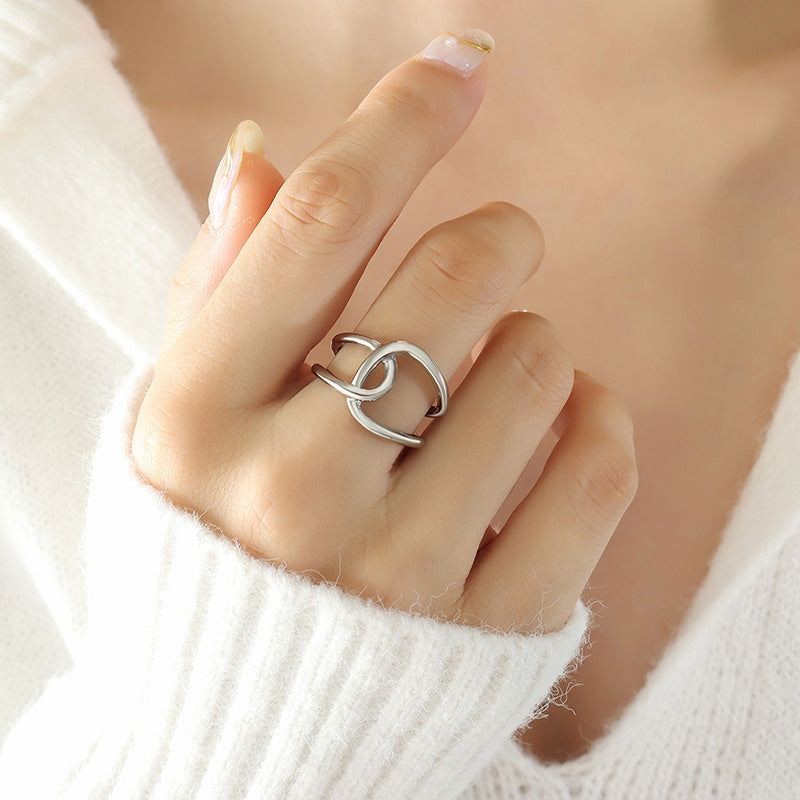 Alina Golden Knot Ring